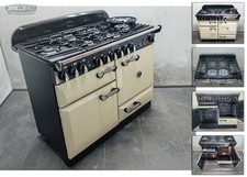 Refurb Rangemaster ELAN 110 cm Dual Fuel RANGE COOKER Cream & Chrome (5A25)