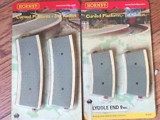 Hornby N Gauge Lyddle End Curved Platforms N8093 2nd Radius And N8092 1st Radius