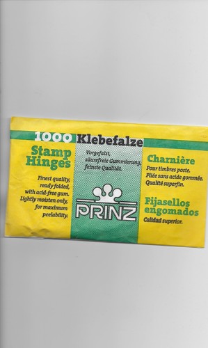 Prinz stamp hinges - prinz, 1000