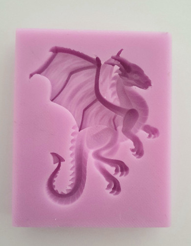 10cm dragon silicone mould - silicone,