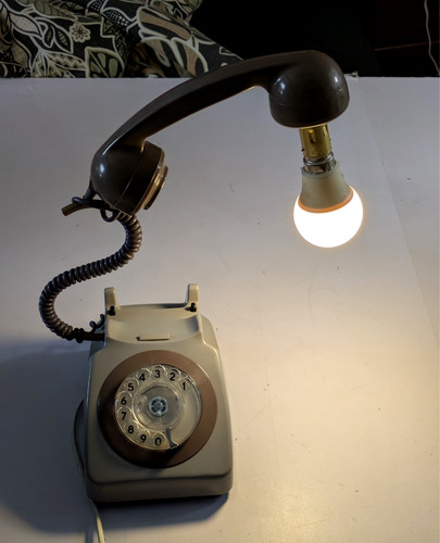Vintage rotary telephone - vintage,
