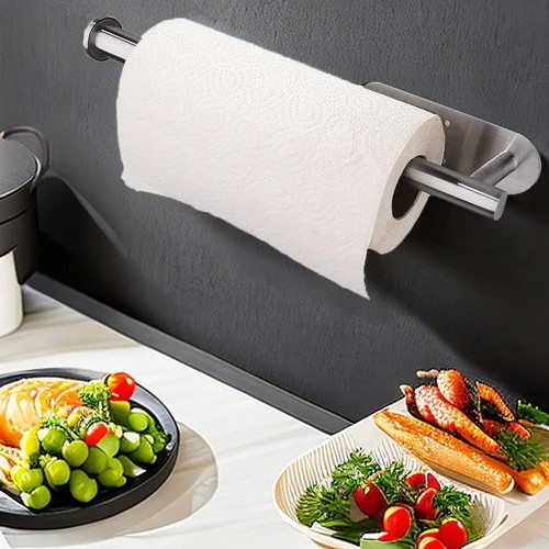 Paper towel holder self - paper,