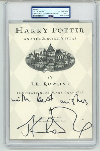 Rowling signed harry - rowling, ~