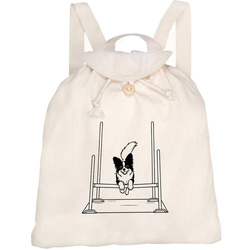 Papillon dog show canvas - 'papillon,