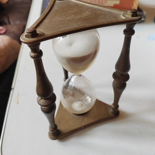 Vintage triangle shape brass