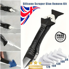 5 in 1 Silicone Sealant Remover Tool Kit Set Scraper Caulking Mould Removal DIY