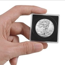 UK Clear Square Silver Dollar