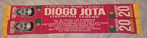 Liverpool diogo jota scarf - liverpool,