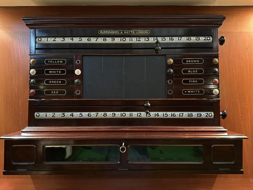 Burroughes and watts snooker - and,