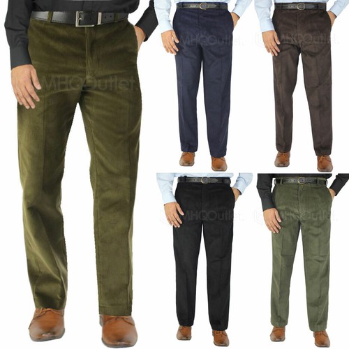 Mens corduroy trousers formal - corduroy,
