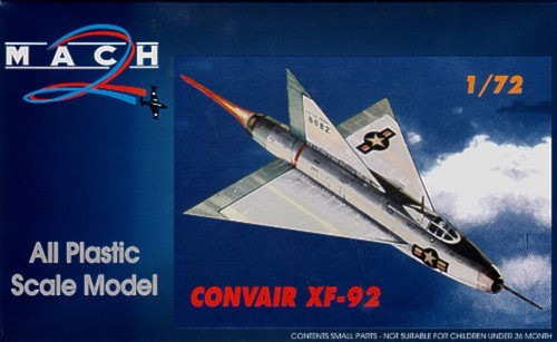 Mach 7245 convair xf - 2,