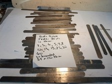 Vintage job lot 30 Rolls Royce feeler loose strip gauge .002" - 0.040" engineer