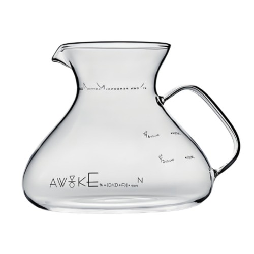 Glass coffee sharing pot with - coffee,