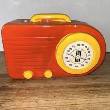 1940’s Catalin Fada 115 Bullet Streamliner Radio Ceramic Money Box Piggy bank