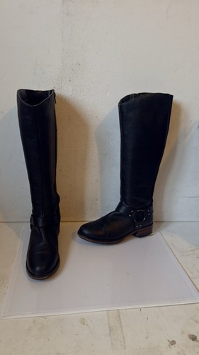 Ravel black leather boots size - ravel,