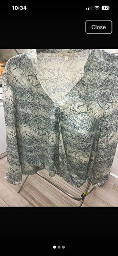 Adini white grey abstract - grey,
