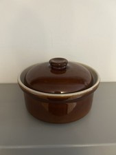 Small Simpsons Ovenstone Cookware Casserole Dish with Lid Vintage
