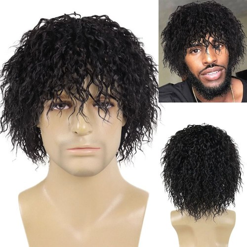 Synthetic short brown - synthetic,