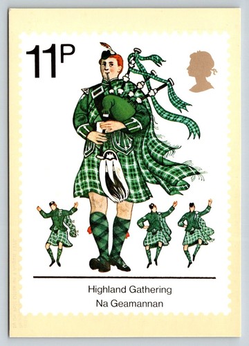 1976 phq postcard highland - postcard,
