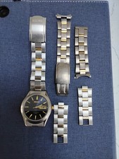 Seiko Men's Titanium, New Seiko Battery, Case Seal, Pressure Tested.