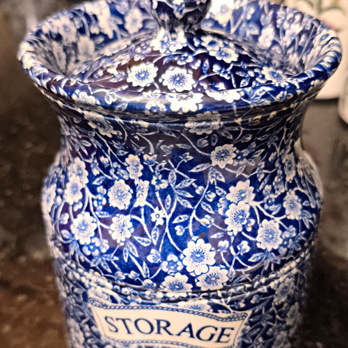 Calico burleigh blue - blue, white