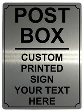531 Personalised POST BOX