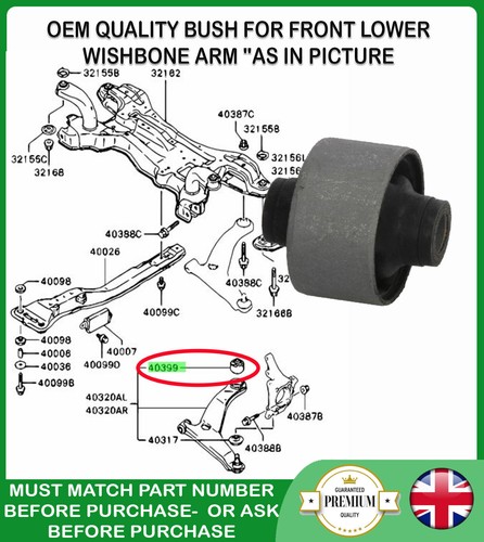 Bush for control wishbone - control,