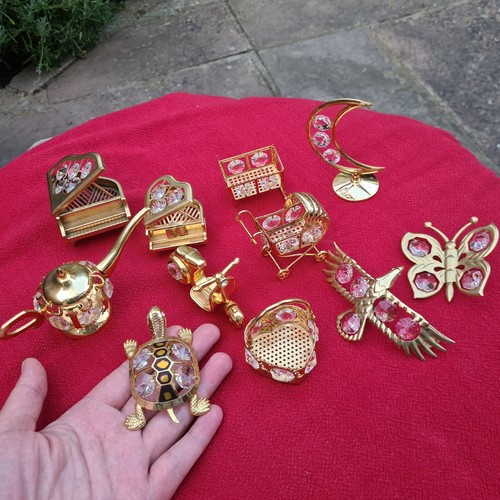 24k gold plated ornaments - gold-plated, by
