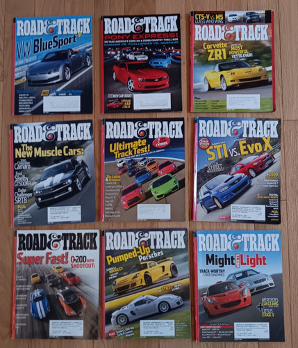 2007 2009 road track - road, &