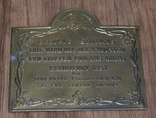 Vintage Metal Plaque Great Exhibition 1851 Lacopus Scoticus Taxidermy Red Grouse