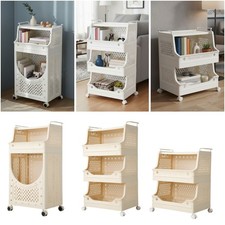 3/4 Tiers Storage Trolley Cart