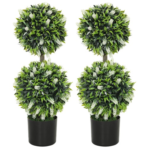 Homcom set potted - of,