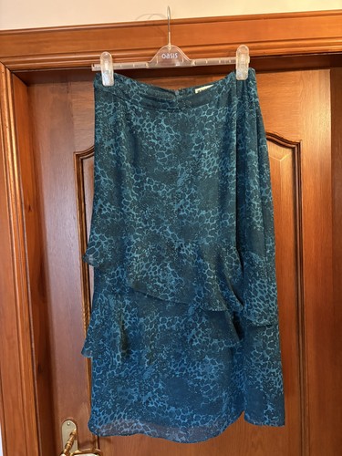 Whistles teal long skirt size - teal,