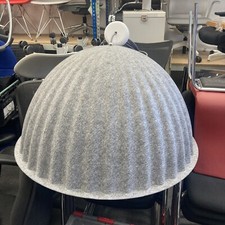 Muuto Under The Bell Grey Pendant With Bulb Recycled Fibres  55cm