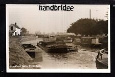 Cranfleet, Canal Lock, Trent Lock - near Long Eaton - real photographic postcard