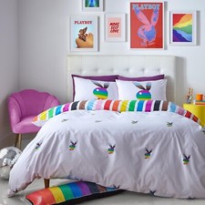 Playboy Rainbow Bunny Duvet