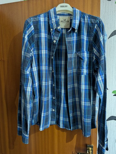 Mens shirt blue hollister - shirt.,