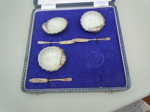 Vintage silver plated - plated, butter