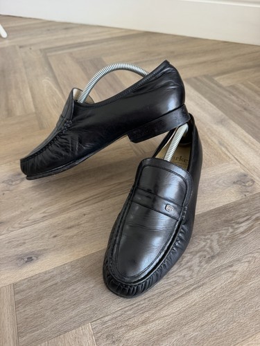 Barker mens black leather - barker,