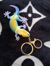 New 3d Printed Ombre Lizard Keyring