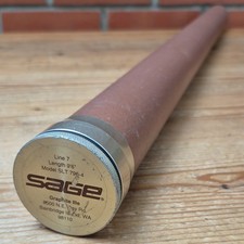 Sage Solid Metal Fly Rod Tube for Model SLT 796-4 Fly Fishing Brown Rod Tube 