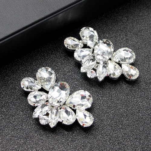 Crystal shoe clip decorative - shoe,