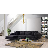 Chesterfield shape velvet - l-shape,