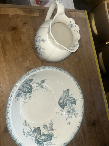 Antique ceramic wash basin - antique,