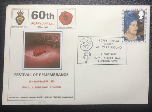 1980 60th poppy appeal - 1980,