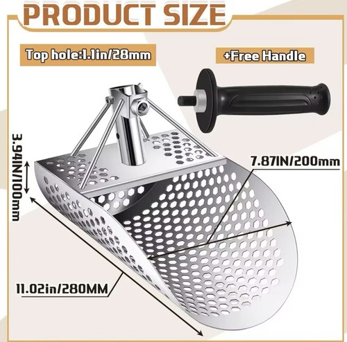 Beach sand scoop shovel metal - scoop,