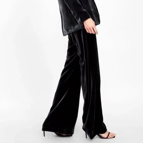 Zara velvet high waist - high,