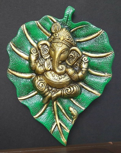 Lord ganesh leaf - leaf, wall