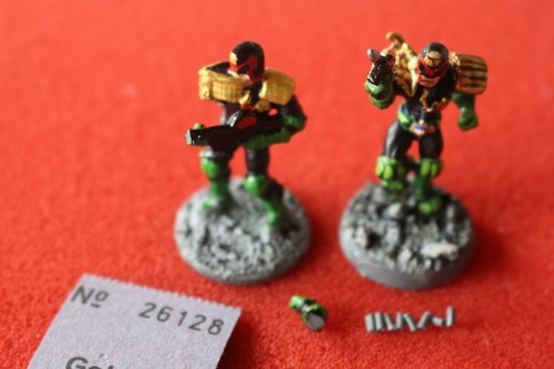 Judge dredd painted - dredd,
