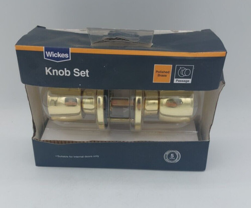 New wickes knob set polished - knob,